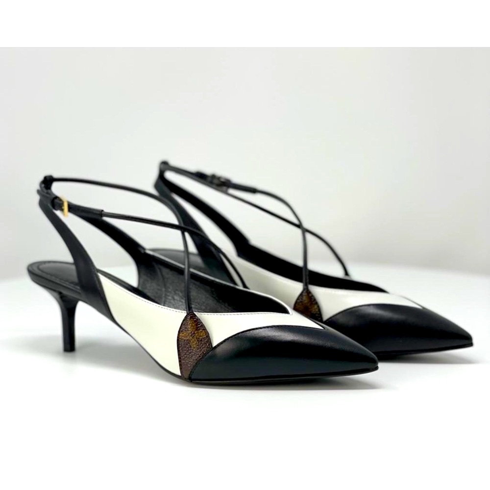 Louis Vuitton Lineup strapped pump multicolor heel
